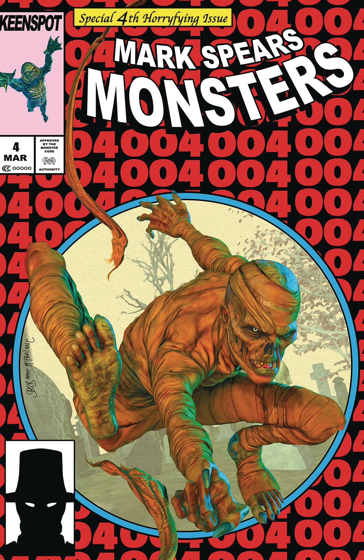 03/19/2025 MARK SPEARS MONSTERS #4 CVR D ASM #300 HOMAGE KEENSPOT ENTERTAINMENT