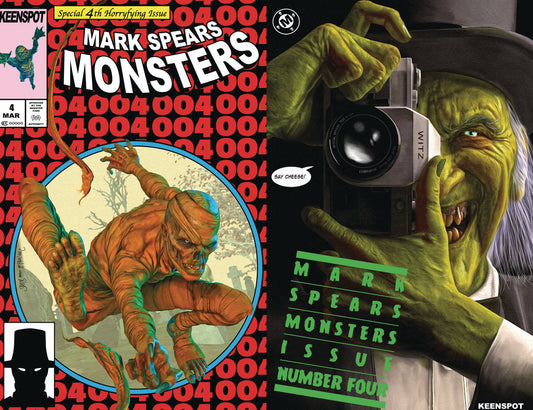 03/19/2025 MARK SPEARS MONSTERS #4 CVR F HOLOFOIL FLIP KEENSPOT ENTERTAINMENT