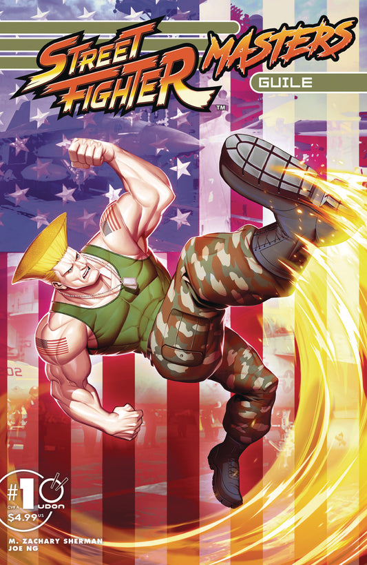 03/26/2025 STREET FIGHTER MASTERS GUILE #1 CVR A GENZOMAN (C: 0-1-2) UDON ENTERTAINMENT INC