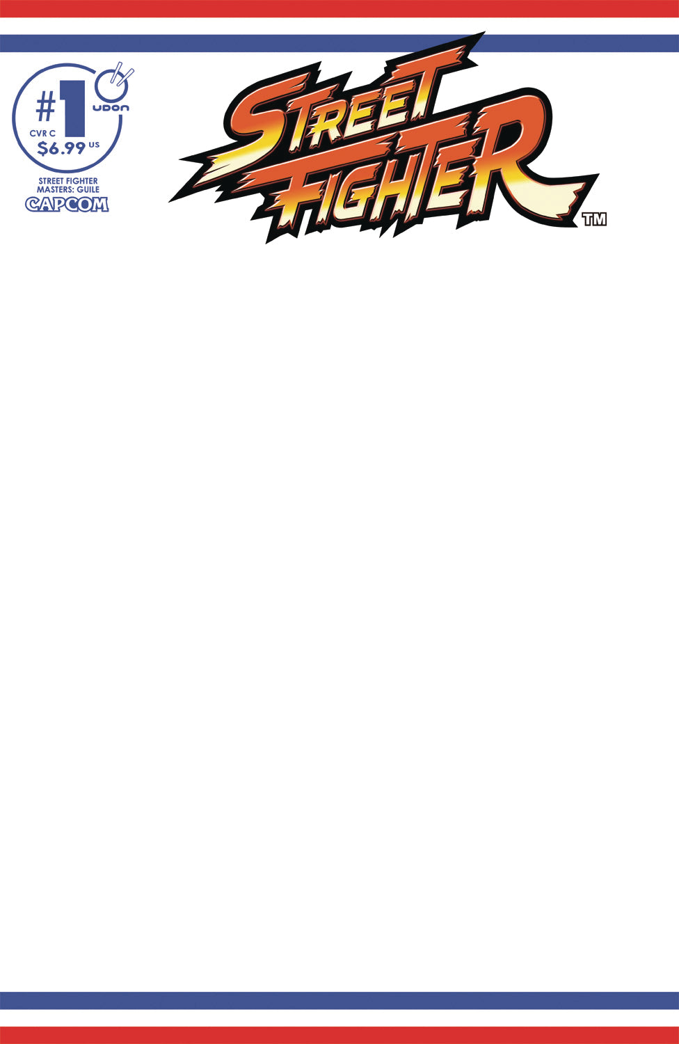 03/26/2025 STREET FIGHTER MASTERS GUILE #1 CVR C BLANK SKETCH (C: 0-1-2 UDON ENTERTAINMENT INC