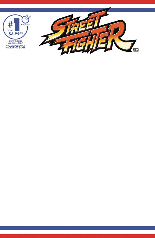 03/26/2025 STREET FIGHTER MASTERS GUILE #1 CVR C BLANK SKETCH (C: 0-1-2 UDON ENTERTAINMENT INC