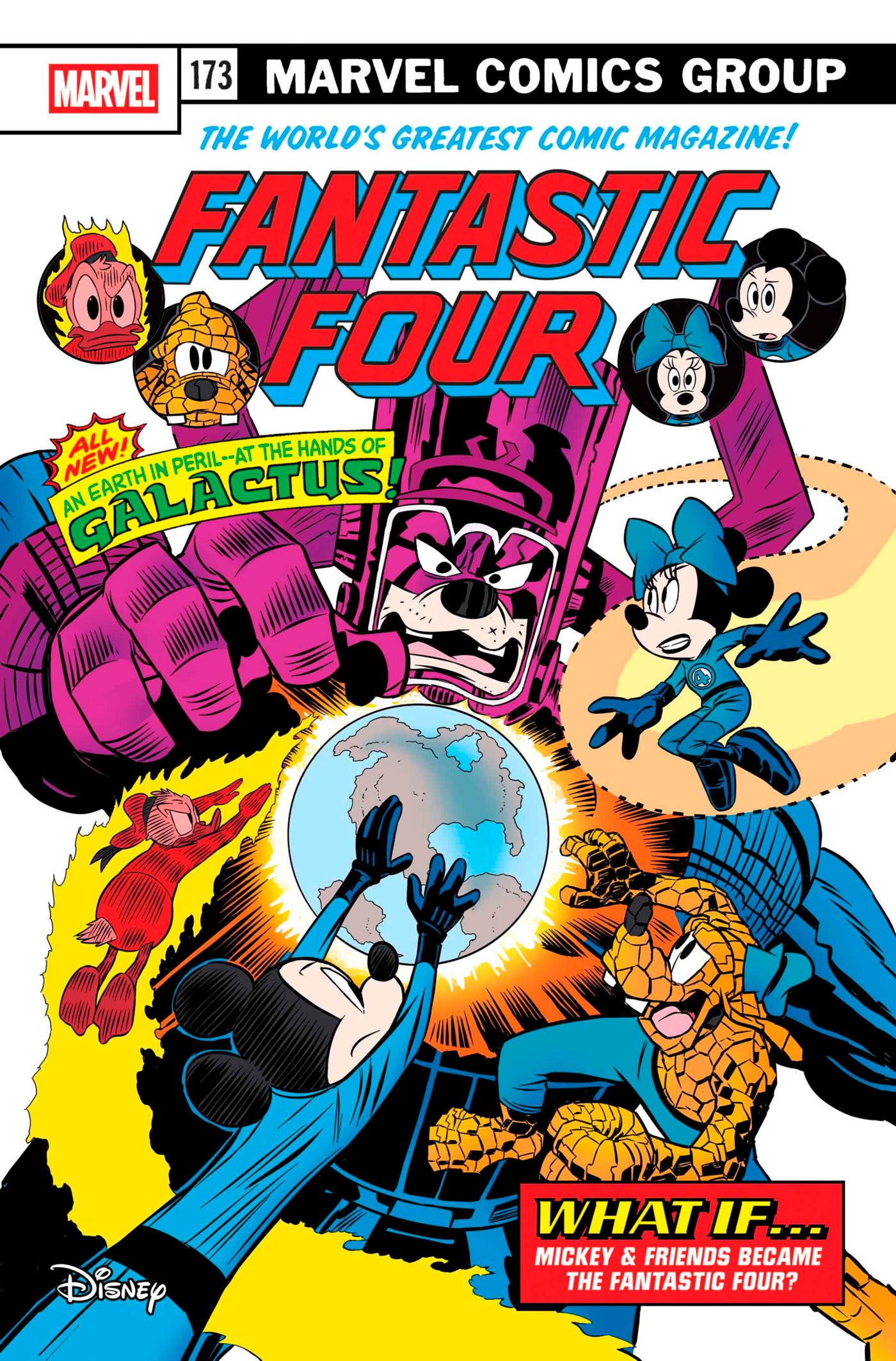 FANTASTIC FOUR #31 SCIARRONE DISNEY WHAT IF FF HOMAGE VARIANT 2025 Fantastic Four MARVEL PRH