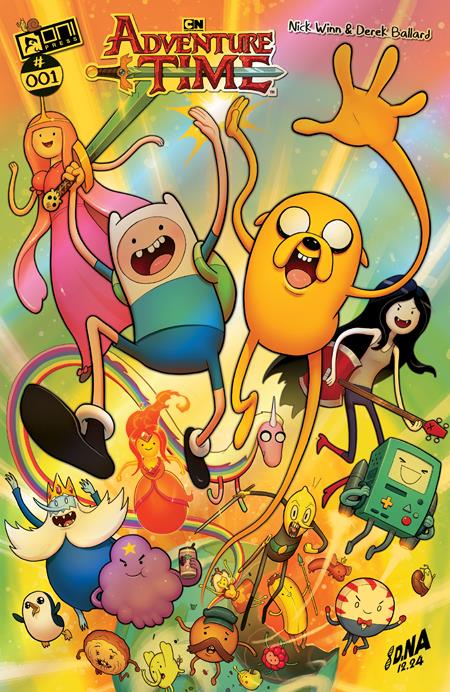 04/09/2025 ADVENTURE TIME (2025) #1 CVR G NAKAYAMA GOLD FOIL ONI PRESS INC.