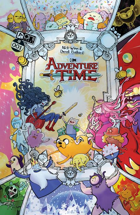 04/09/2025 ADVENTURE TIME (2025) #1 CVR H TRUNG LE NGUYEN SILVER FOIL ONI PRESS INC.