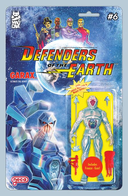 04/09/2025 DEFENDERS OF THE EARTH #6 (OF 8) CVR B DJORDJE DJOKOVIC MAD CAVE STUDIOS