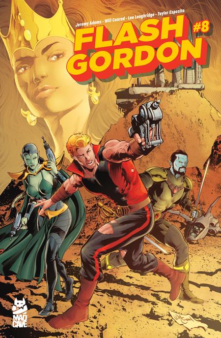 04/16/2025 FLASH GORDON #8 CVR A WILL CONRAD MAD CAVE STUDIOS