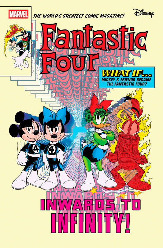 FANTASTIC FOUR #33 GIULIA LOMURNO WHAT IF FF DISNEY HOMAGE VARIANT 2025 MARVEL PRH