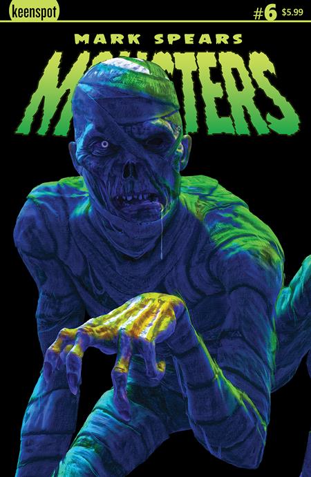 MARK SPEARS MONSTERS #6 CVR B CURSED MUMMY 2025 KEENSPOT ENTERTAINMENT