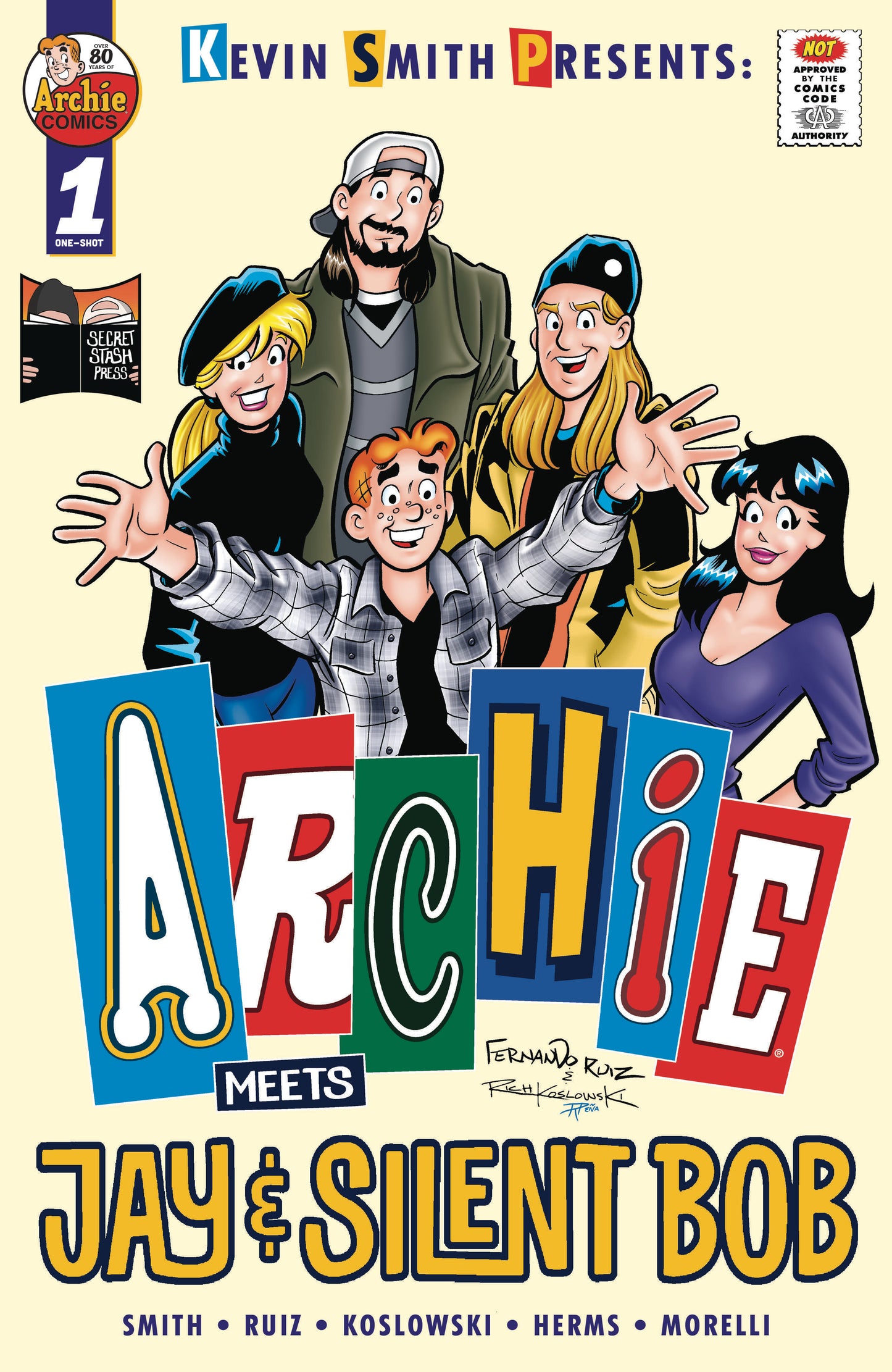 ARCHIE MEETS JAY & BOB ONESHOT CVR A RUIZ & KOSLOWSKI (MR) 2025 ARCHIE COMIC PUBLICATIONS