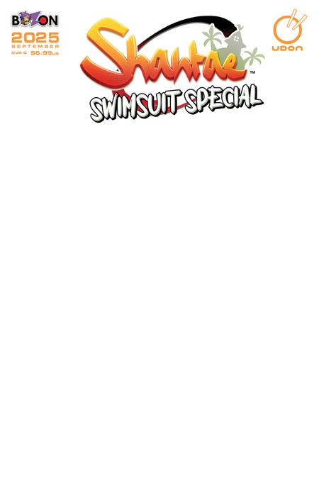 2025 SHANTAE SWIMSUIT SPECIAL #1 (ONE SHOT) CVR C BLANK SKETCH VARIANT 2025 UDON ENTERTAINMENT