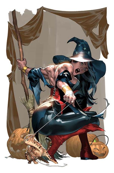 WONDER WOMAN #25 CVR E YASMINE PUTRI PUMPKIN SPICY CARD STOCK VARIANT 2025 DC COMICS