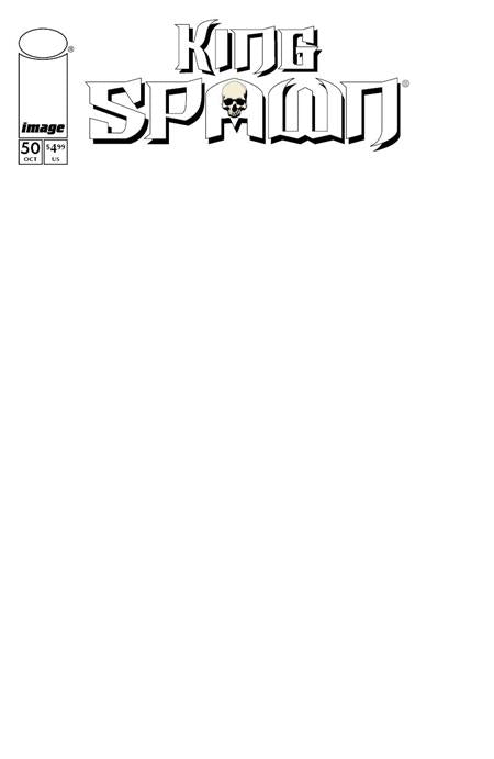 KING SPAWN #50 CVR C BLANK SKETCH VARIANT 2025 IMAGE COMICS