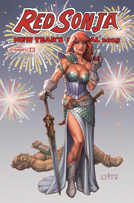 RED SONJA NEW YEARS SPECIAL 2025 #1 (ONE SHOT) CVR A JOSEPH MICHAEL LINSNER 2025 DYNAMITE ENTERTAINMENT