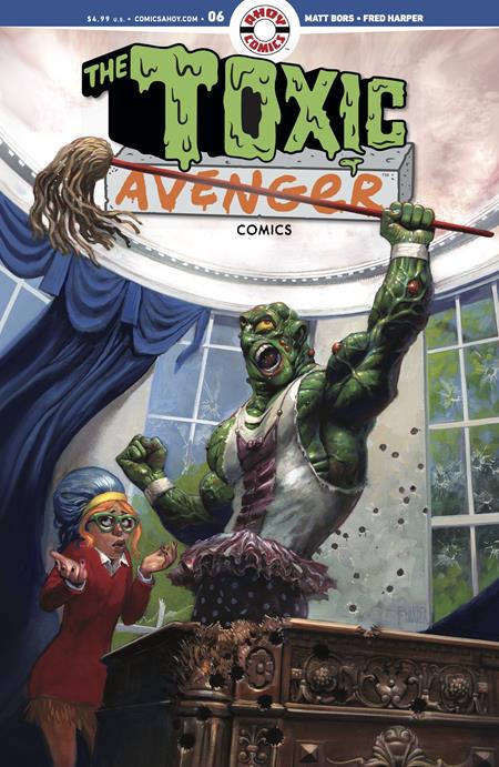 12/31/2025 TOXIC AVENGER COMICS #6 CVR A FRED HARPER (MR) AHOY