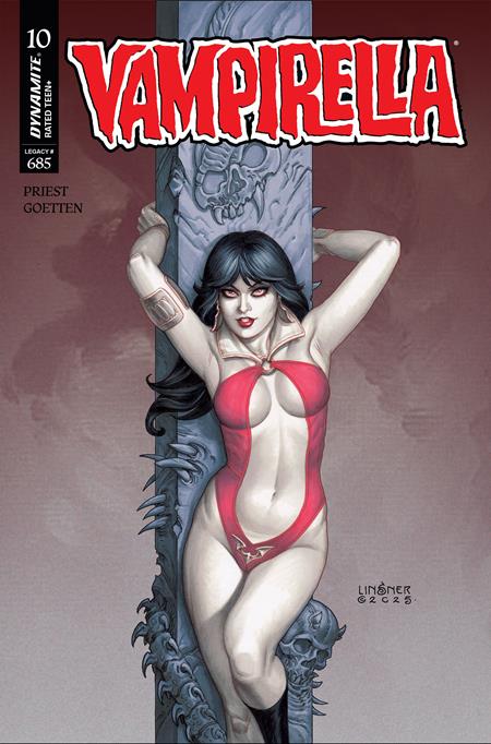 12/31/2025 VAMPIRELLA #10 CVR C JOSEPH MICHAEL LINSNER VAR DYNAMITE ENTERTAINMENT