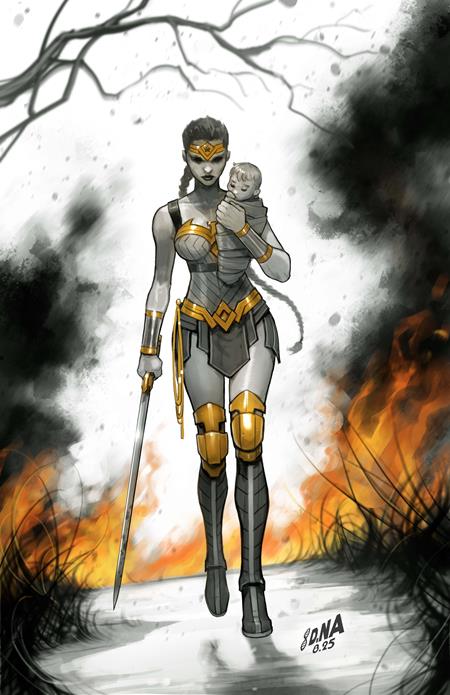 12/17/2025 WONDER WOMAN #28 CVR B DAVID NAKAYAMA CARD STOCK VARIANT Wonder Woman DC COMICS