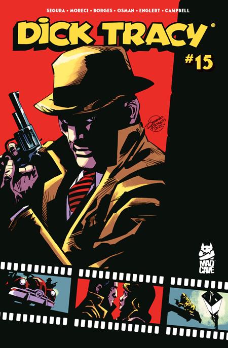 01/28/2026 DICK TRACY #15 CVR A GERALDO BORGES MARK ENGLERT MAD CAVE STUDIOS
