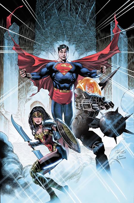 01/28/2026 JUSTICE LEAGUE UNLIMITED #15 CVR C EDDY BARROWS & EBER FERREIRA CARD STOCK VAR (DC K.O.) DC COMICS