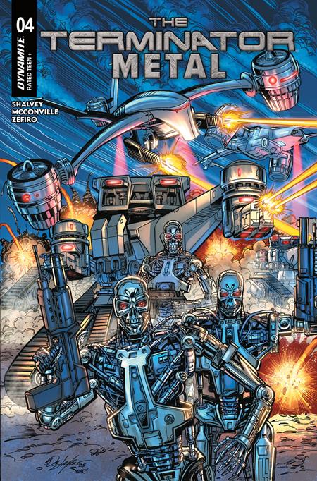01/28/2026 TERMINATOR METAL #4 CVR B BOB LAYTON VAR DYNAMITE ENTERTAINMENT