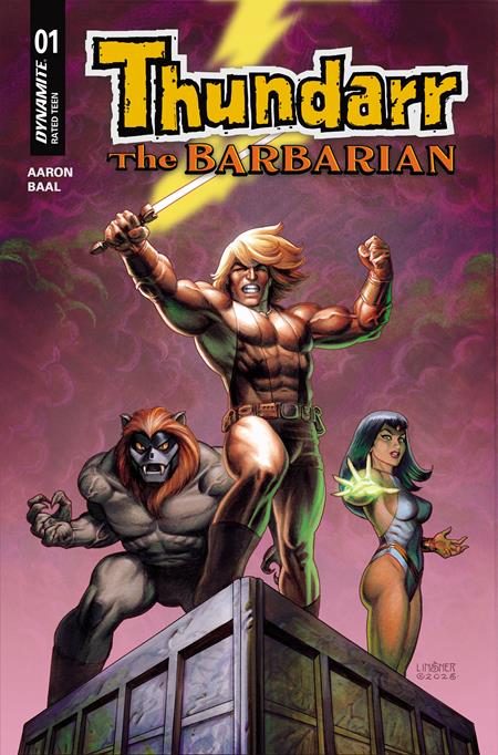 01/21/2026 THUNDARR THE BARBARIAN #1 CVR D JOSEPH MICHAEL LINSNER VAR DYNAMITE ENTERTAINMENT