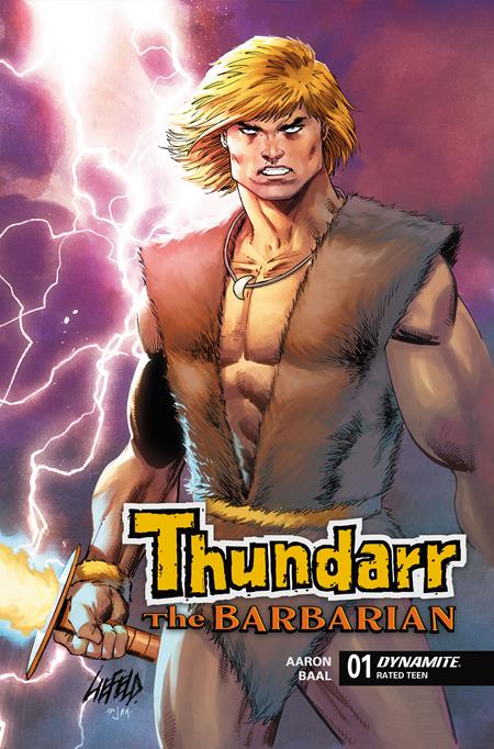 01/21/2026 THUNDARR THE BARBARIAN #1 CVR E ROB LIEFELD VAR DYNAMITE ENTERTAINMENT