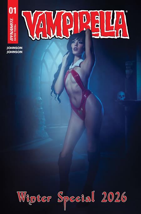 01/28/2026 VAMPIRELLA WINTER SPECIAL 2026 #1 (ONE SHOT) CVR D COSPLAY VAR DYNAMITE ENTERTAINMENT