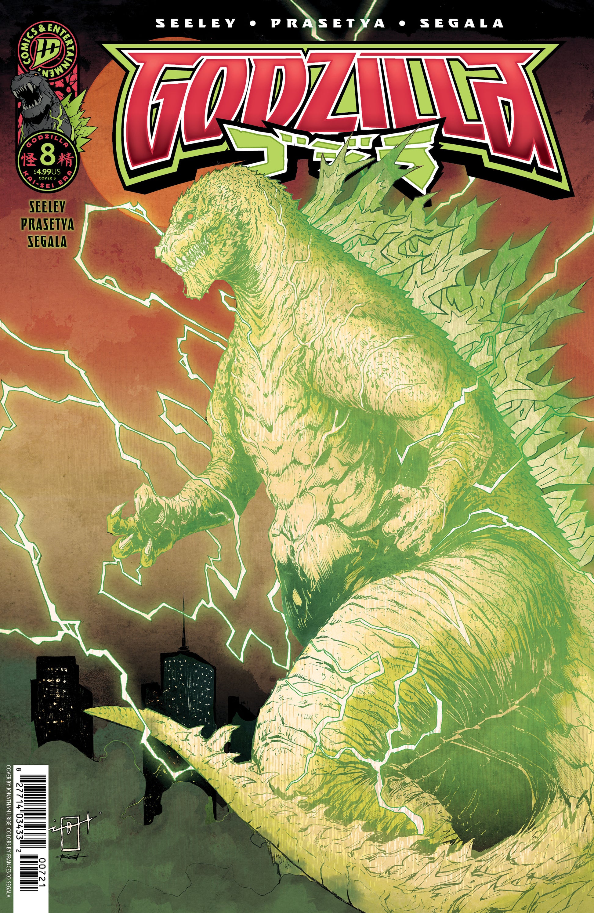 03/04/2026 Godzilla [Kai-Sei Era] #8 Variant B (Uribe) IDW Publishing