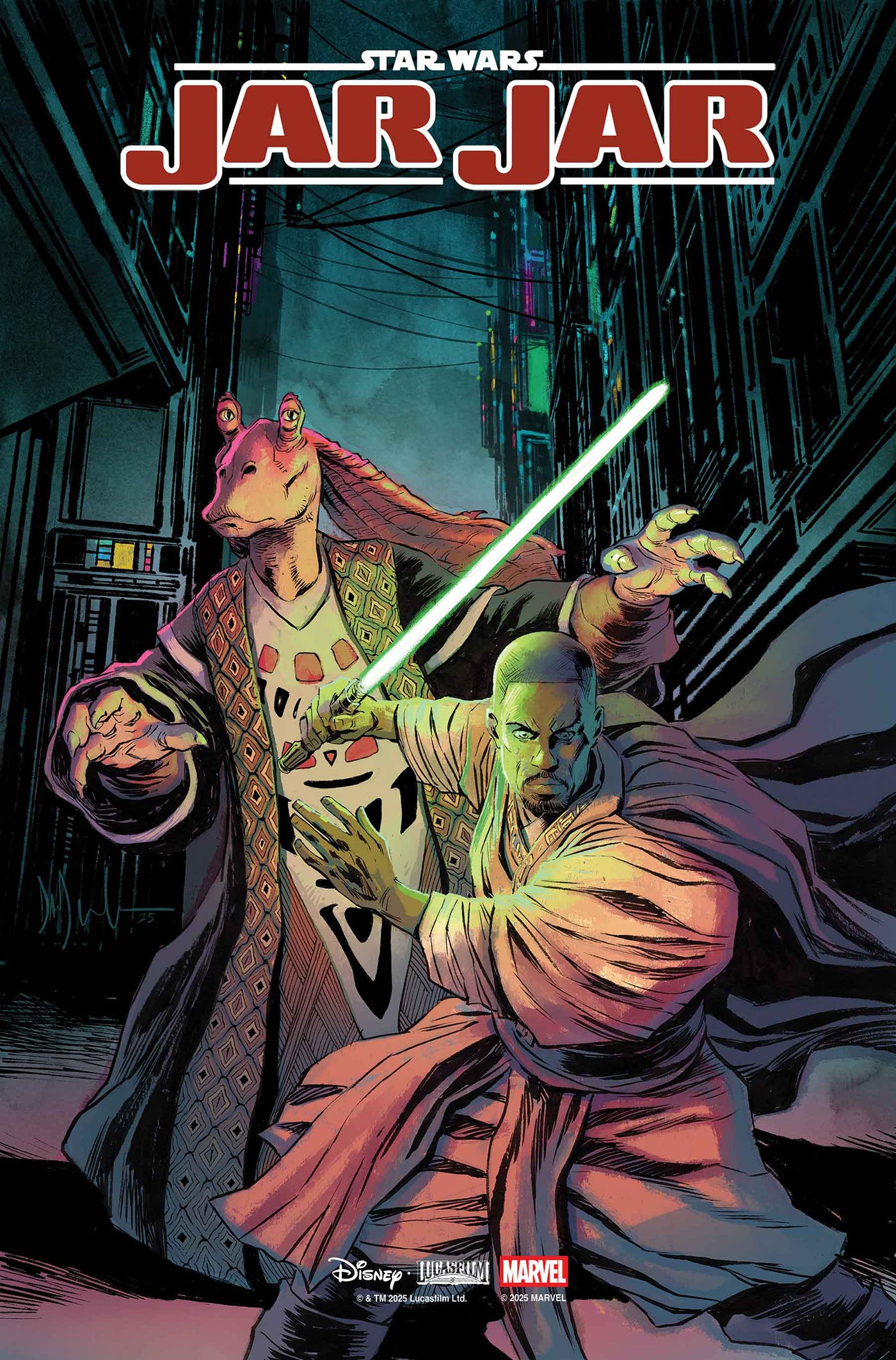 02/11/2026 STAR WARS: JAR JAR #1 DAVE WACHTER VARIANT MARVEL COMCS