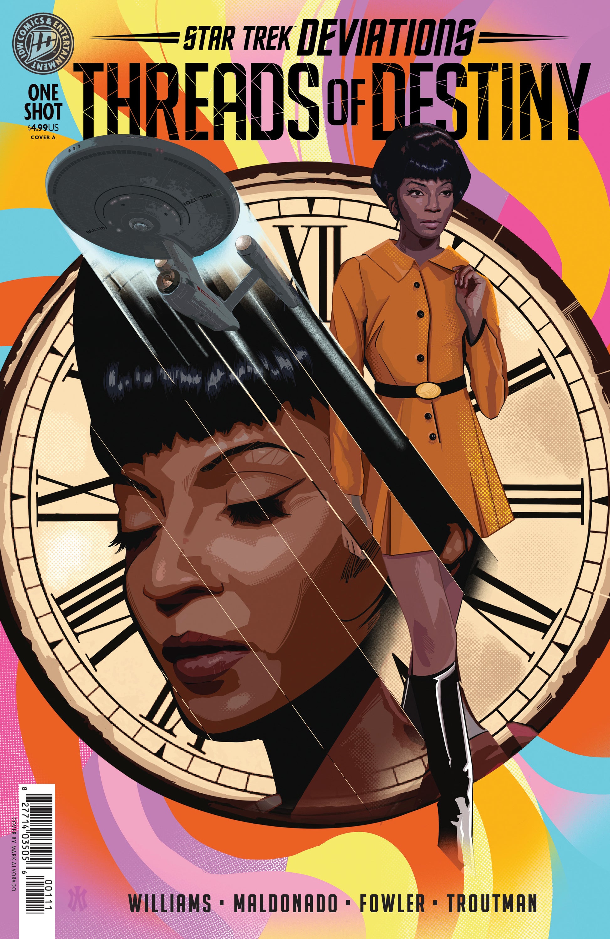 02/25/2026 Star Trek: Deviations--Threads of Destiny Cover A (Alvarado) IDW Publishing