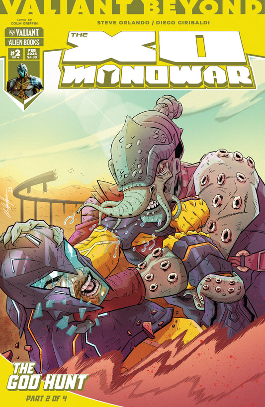 02/18/2026 Valiant Beyond: The X-O Manowar #6--The God Hunt #2 Cover A (Griffin) IDW Publishing