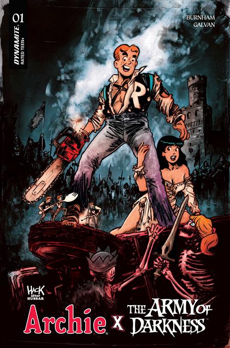 02/04/2026 ARCHIE X ARMY OF DARKNESS #1 CVR A ROBERT HACK DYNAMITE ENTERTAINMENT