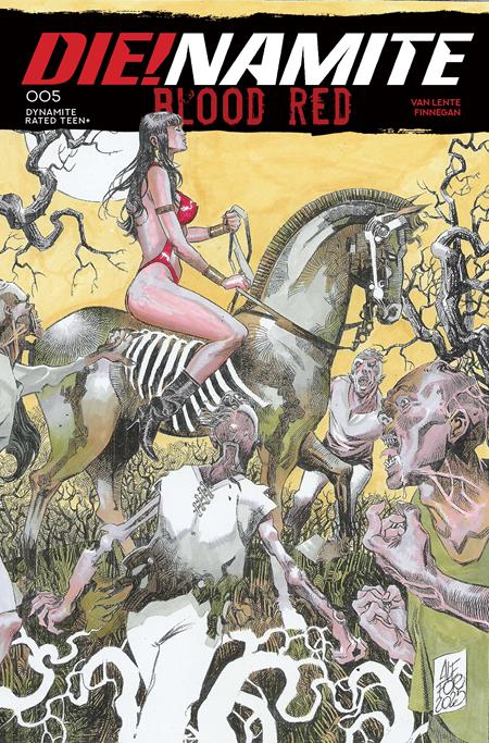 02/11/2026 DIENAMITE BLOOD RED #5 CVR B ALESSIO FORTUNATO VAR DYNAMITE ENTERTAINMENT