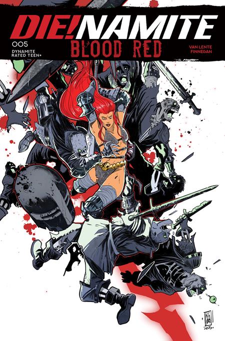 02/11/2026 DIENAMITE BLOOD RED #5 CVR C EMANUELE ERCOLANI VAR DYNAMITE ENTERTAINMENT