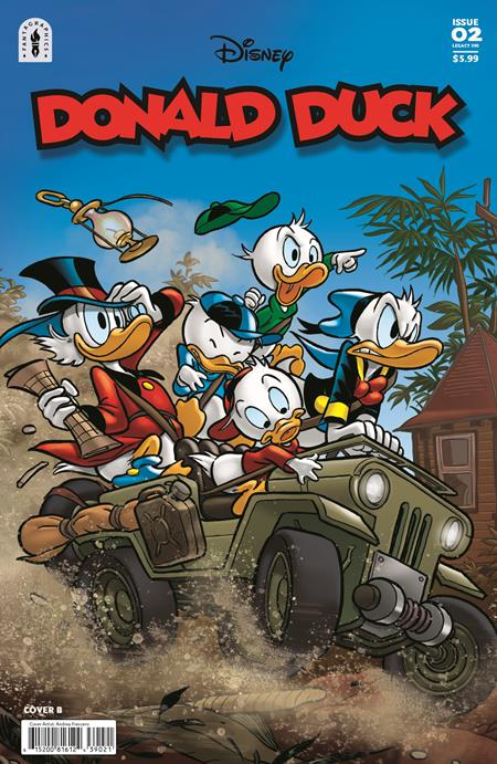 02/11/2026 DONAD DUCK LEGACY #390 MASTER OF DISASTER CVR B ANDRES FRECCERO VAR FANTAGRAPHICS