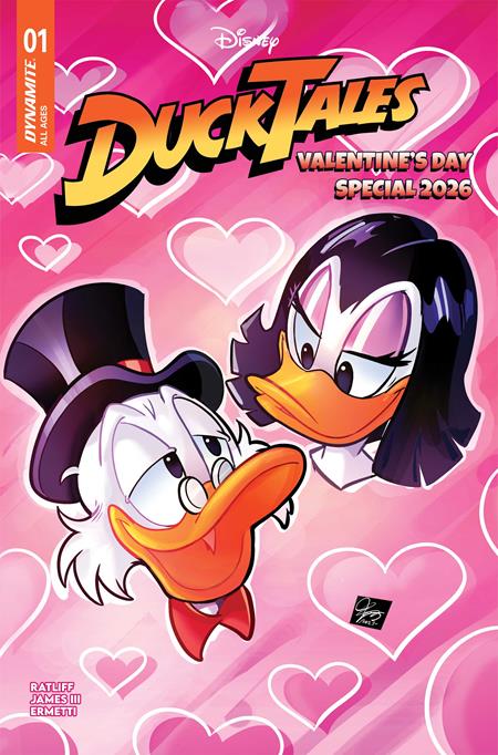 02/11/2026 DUCKTALES VALENTINES DAY SPECIAL 2026 #1 (ONE SHOT) CVR B CIRO CANGIALOSI VAR DYNAMITE ENTERTAINMENT