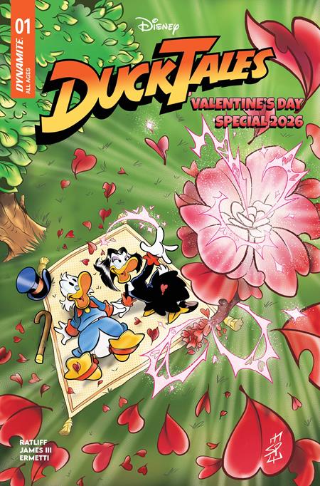 02/11/2026 DUCKTALES VALENTINES DAY SPECIAL 2026 #1 (ONE SHOT) CVR C STEFANO PORCU VAR DYNAMITE ENTERTAINMENT