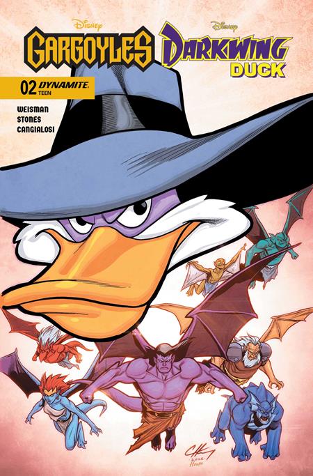 02/04/2026 GARGOYLES DARKWING DUCK #2 CVR C CLAYTON HENRY VAR DYNAMITE ENTERTAINMENT