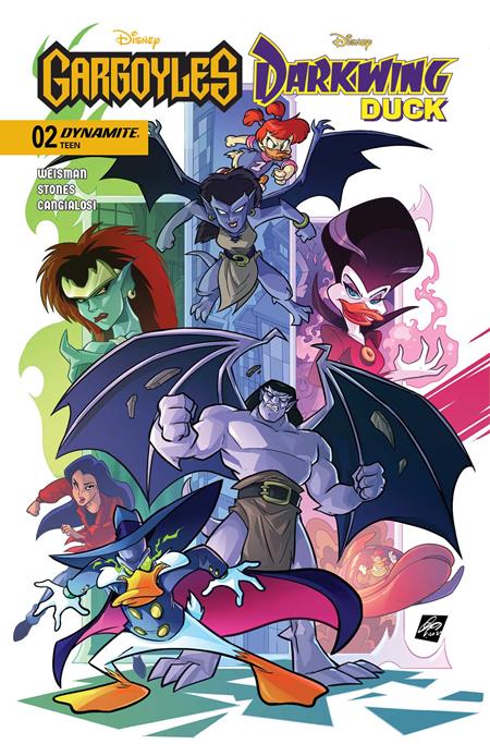 02/04/2026 GARGOYLES DARKWING DUCK #2 CVR D CIRO CANGIALOSI VAR DYNAMITE ENTERTAINMENT