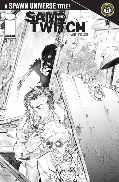 02/04/2026 SPAWN SAM AND TWITCH CASE FILES #24 CVR B IG GUARA B&W VAR IMAGE COMICS