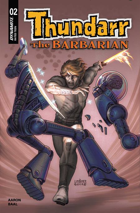 02/04/2026 THUNDARR THE BARBARIAN #2 CVR D JOSEPH MICHAEL LINSNER VAR DYNAMITE ENTERTAINMENT