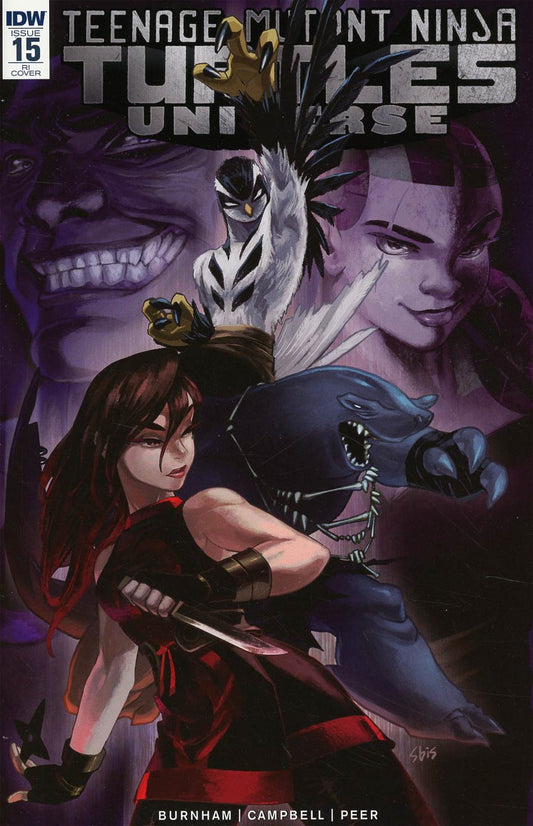 TEENAGE MUTANT NINJA TURTLES TMNT UNIVERSE #15 1:10 VARIANT 2017 TMNT IDW PUBLISHING