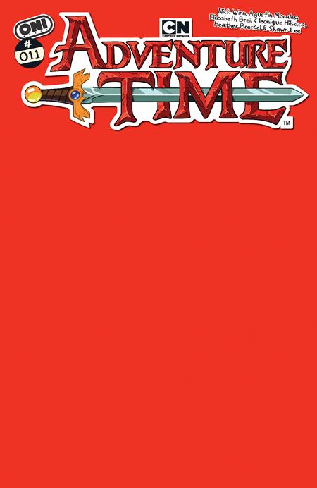 03/18/2026 ADVENTURE TIME (2025) #11 CVR C FLAME PRINCESS RED BLANK SKETCH VAR ONI PRESS