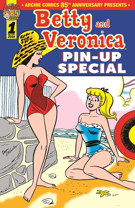 03/25/2026 ARCHIE COMICS 85TH ANNIVERSARY PRESENTS BETTY & VERONICA PIN UP SPECIAL #1 (ONE SHOT) CVR A DAN DECA ARCHIE COMICS PUBLICATIONS