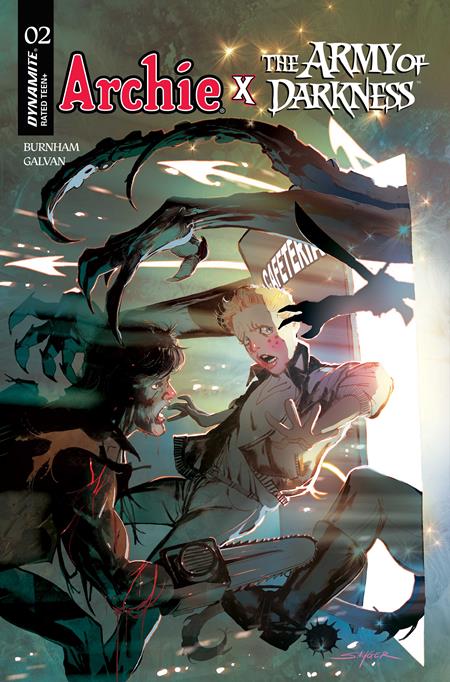 03/11/2026 ARCHIE X ARMY OF DARKNESS #2 CVR E STUART SAYGER VAR DYNAMITE ENTERTAINMENT