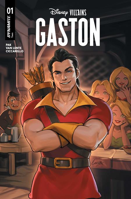 03/04/2026 DISNEY VILLAINS GASTON #1 CVR A LEIRIX LI DYNAMITE ENTERTAINMENT