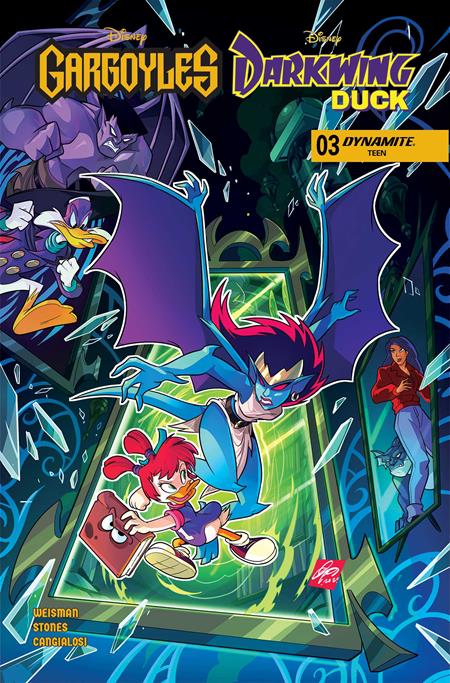 03/04/2026 GARGOYLES DARKWING DUCK #3 CVR D CIRO CANGIALOSI VAR DYNAMITE ENTERTAINMENT