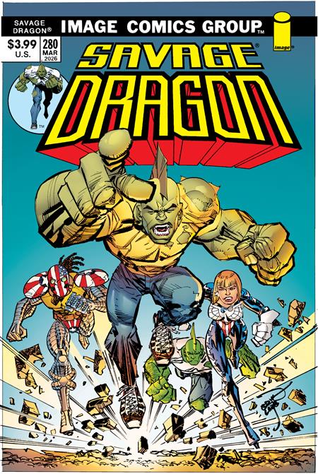 03/18/2026 SAVAGE DRAGON #280 CVR B ERIK LARSEN 70S TRADE DRESS VAR (MR) IMAGE COMICS