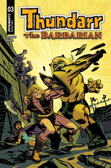 03/04/2026 THUNDARR THE BARBARIAN #3 CVR A MICHAEL CHO DYNAMITE ENTERTAINMENT