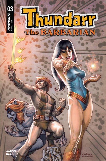 03/04/2026 THUNDARR THE BARBARIAN #3 CVR D JOSEPH MICHAEL LINSNER VAR DYNAMITE ENTERTAINMENT