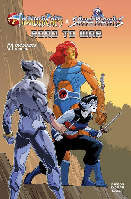 03/18/2026 THUNDERCATS X SILVERHAWKS ROAD TO WAR (ONE SHOT) CVR C FABIO FAILLA VAR DYNAMITE ENTERTAINMENT